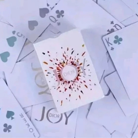 New Christian Dior JOY Playing Cards - White Paper - Sealed - Hard to Find - Picture 2 of 7